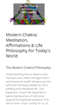 Mobile Screenshot of modernchakra.com
